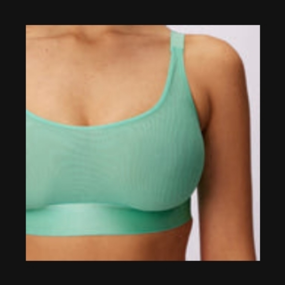 Lux mesh scoop bralette